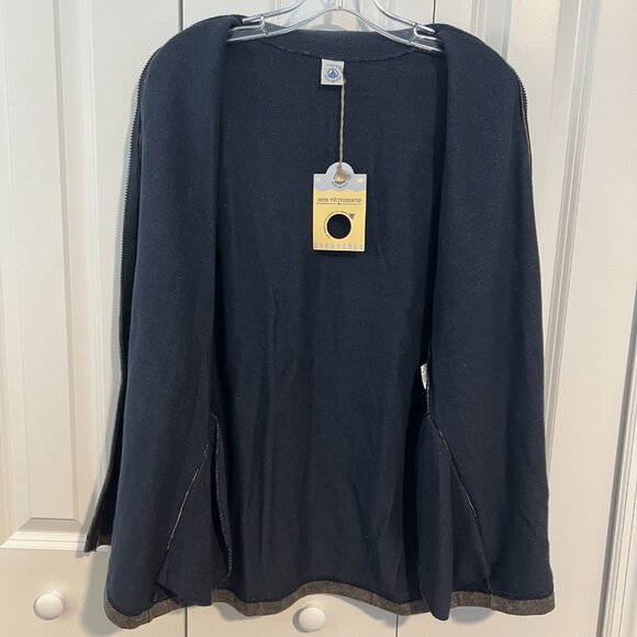 Vintage NWT Petit Bateau Grey Jacket Made in France - Picture 12 of 15